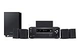 Onkyo HT-S3910(B) 5.1 Heimkinosystem mit AV Receiver und Lautsprecher (155 W/Kanal, 4K UltraHD Durchleitung, Dolby Atmos, DTS:X-Playback, Bluetooth, Hi-Res Audio, Advanced Music Optimizer), Schwarz