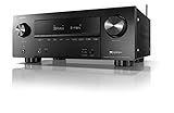 Denon AVR-X2600H 4K UHD AV-Receiver | Modell 2019 | 7.2 Kanal, je 95 W | Dolby Atmos Höhenvirtualisierung, Dual Subwoofer Ausgänge | 8 HDMI-Eingänge, 2 Ausgänge mit eARC | AirPlay 2, Alexa & HEOS