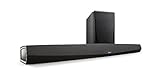 Denon HEOS Home Cinema HS2 Soundbar ( Musik Streaming, AirPlay2, Spotify, Amazon Music, HDMI-, Optical-, Analog- Eingänge, passend zu Allen TV Herstellern ) System Schwarz