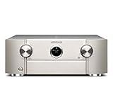 Marantz SR6015 9.2-Kanal AV-Verstärker, HiFi Verstärker, Alexa kompatibel, 7 HDMI Eingänge und 3 Ausgänge, 8K Video, WLAN, Musikstreaming, Dolby Atmos, AirPlay 2, HEOS Multiroom, Silber-Gold