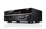 Yamaha RX-V585 MC AV-Receiver (7.2 Netzwerk-Receiver mit herausragendem Music Cast Surround-Sound - für Kino-Atmosphäre zuhause – Kompatibel mit Alexa Sprachsteuerung) schwarz