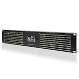 AC Infinity CLOUDPLATE T7-N, Rack Mount Fan Panel 2U, Ansaugluftstrom, für Kühlung AV, Heimkino, Netzwerk 19 Zoll Racks