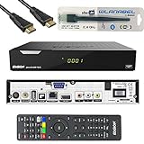 Edision Piccollo S2+T2/C Full HD Satelliten-Kabel-Receiver FTA HDTV DVB-S2/C/T2 (HDMI, AV, USB 2.0,Display,CA,CI,LAN) Deutsch vorprammiert inkl.Wlanabel und HDMI Kabel