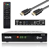 HITUBE Combo 4K Pro Combo Satellite Receiver mit DVB-S2X und DVB-C/T2 Tuner UHD 2160p H.265 HEVC E2 Linux WiFi